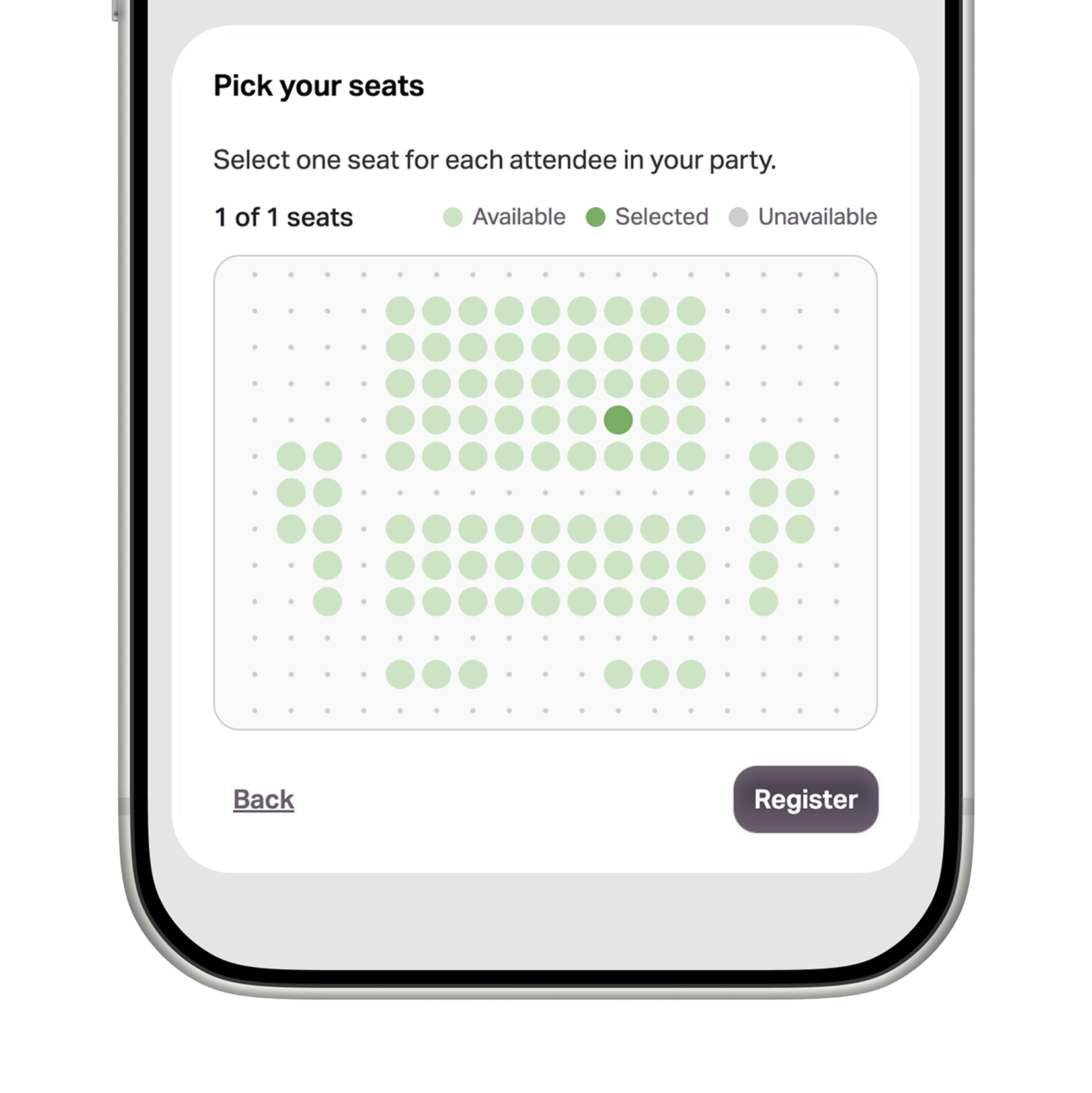 Assigned seating
